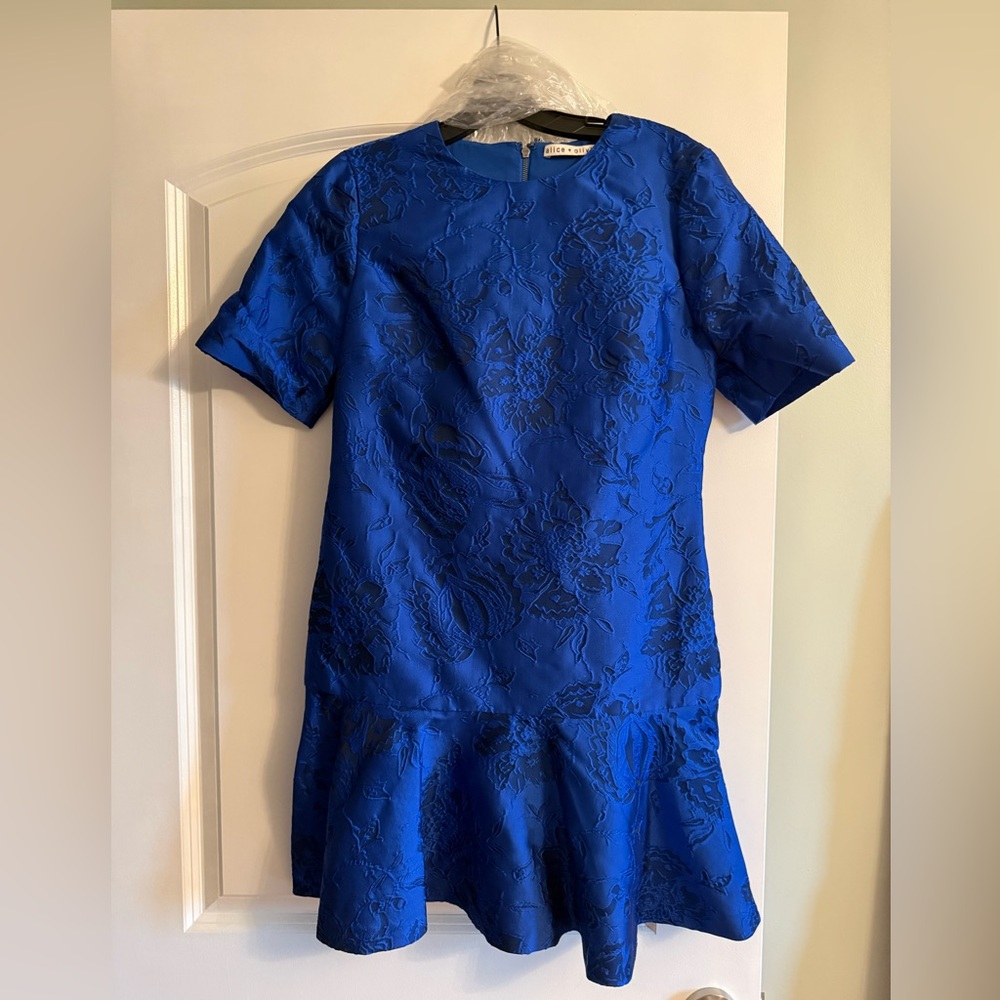 Alice And Olivia Esther Ruffle Hem Tunic Dress - image 1